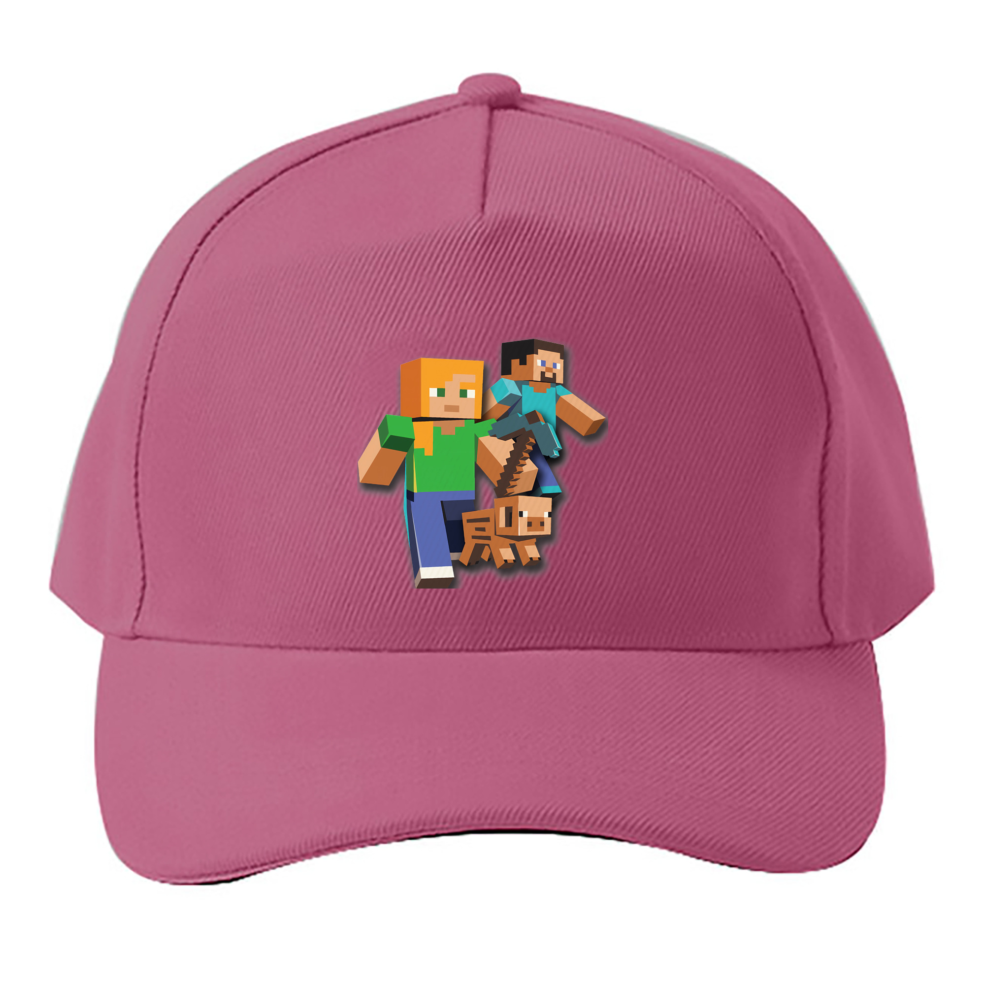 （画像用） マインクラフト ブロックの世界 Minecraft MC Block world ベースボールキャップ 綿100％ 男女兼用 帽子 スポーツ